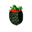 Velvet Claws Chocolate Covered Strawberry Hair Clip | Claw Clip in Velvet Travel Bag