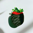 Velvet Claws Chocolate Covered Strawberry Hair Clip