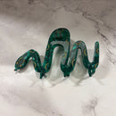 Velvet Claws Cleopatra Green Snake Hair Claw