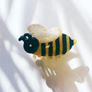 Velvet Claws Cute Bee Hair Clip | Claw Clip in Velvet Travel Bag
