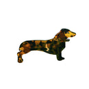 Velvet Claws Dachshund Dog Hair Claw | Claw Clip in Velvet Travel Bag