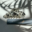 Velvet Claws French Floral Black Flowers Hair Claw