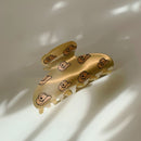 Velvet Claws Hair Clip | Cowgirl Hat in Gold Hair Claw