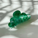 Velvet Claws Hair Clip | Green Jade Cloud | Claw Clip in Velvet Travel Bag