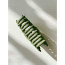 Velvet Claws Hair Clip | Green Leaf | Claw Clip in Velvet Travel Bag