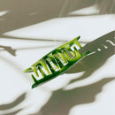 Velvet Claws Hair Clip | Green Snake Hair Claw