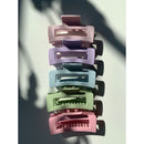 Velvet Claws Hair Clip | The Jada in Baby Pink Speckle Hair Claw