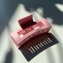 Velvet Claws Hair Clip | The Jada in Candy Pink Speckle Hair Claw