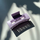 Velvet Claws Hair Clip | The Jada in Lilac Speckle | Claw Clip in Velvet Travel Bag