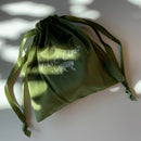 Velvet Claws Hair Clip | The Lobster in Translucent Green | Claw Clip in Velvet Travel Bag