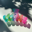 Velvet Claws Hair Clip | The Rainbow in Coil Hair Claw