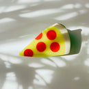 Velvet Claws Hair Clip in Pizza Slice | Claw Clip in Velvet Travel Bag