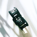 Velvet Claws Hello Cat Black Bow Hair Claw | Hair Clip in Velvet Travel Bag