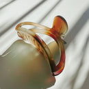 Velvet Claws Hollow Crescent in Marble Auburn Hair Claw