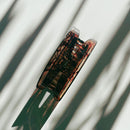 Velvet Claws Hollow Crescent in Marble Wine Hair Claw