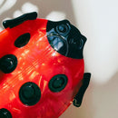 Velvet Claws Ladybug Hair Claw