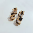 Velvet Claws Mini Kitty Claw Set of 4 | Hair Claw Clip in Velvet Travel Bag