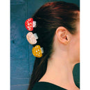 Velvet Claws Mini Mushroom Hair Clip in Red