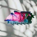 Velvet Claws Origami Bird Hair Clip | Claw Clip in Velvet Travel Bag