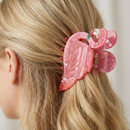 Velvet Claws Pink Flamingo Hair Clip