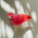 Velvet Claws Pink Flamingo Hair Clip