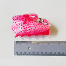 Velvet Claws Pink Leopard Hair Claw | Claw Clip in Velvet Travel Bag