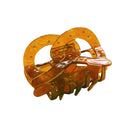 Velvet Claws Pretzel Hair Claw | Claw Clip in Velvet Travel Bag