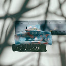 Velvet Claws Rectangular Mini Claw in Blue and Pink