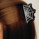 Velvet Claws Spider and Web Mini Hair Claw