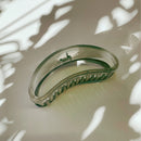 Velvet Claws The Bean Hair Claw in Smoke