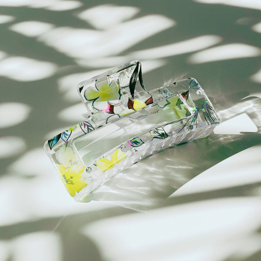 Velvet Claws The Crystal Hair Claw in Tropical Foil