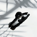 Velvet Claws Ultra Profesh Satin Wrapped Thin Hair Claw in Black