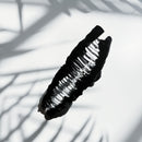 Velvet Claws Ultra Profesh Satin Wrapped Thin Hair Claw in Black | Claw Clip in Velvet Travel Bag