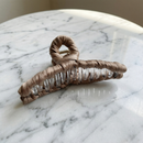 Velvet Claws Ultra Profesh Satin Wrapped Thin Hair Claw in Bronze