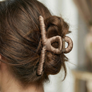 Velvet Claws Ultra Profesh Satin Wrapped Thin Hair Claw in Bronze