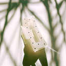 Velvet Claws Uptown Lady in White Dot Hair Clip | Claw Clip in Velvet Travel Bag