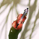 Velvet Claws Violin Hair Claw | Music Lover Claw Clip in Velvet Travel Bag