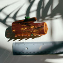 Velvet Claws Wood Log Hair Clip