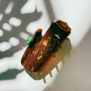 Velvet Claws Wood Log Hair Clip