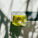 Velvet Claws Yellow Tea Cup with Flowers Hair Claw