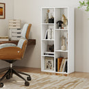 Vertical or Horizontal Freestanding Bookshelf with 7 Compartments