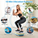 Vibration Plate Exercise Machine for Lymphatic Drainage and Weight Loss with 10 Speed Intensities