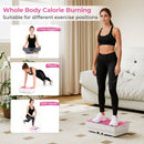 Vibration Plate Exercise Machine with Gravity Sensor and Remote Control for Home Gym