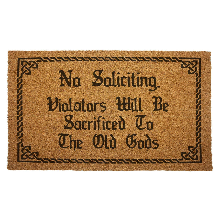 Violators Will Be Sacrificed Door Mat