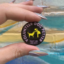 Volunteer Dog Petter 1.25" Pinback Button | Dog Lover Badge