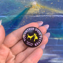 Volunteer Dog Petter 1.25" Pinback Button | Dog Lover Badge