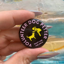 Volunteer Dog Petter 1.25" Pinback Button | Dog Lover Badge