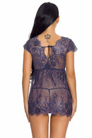 Lacy Cap Sleeve Babydoll