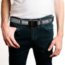 Chrome Buckle Web Belt - Batman Utility Belt Grays Webbing