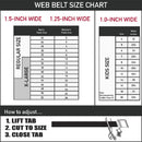 Web Belt Blank Black Buckle - The Flash in Action Webbing